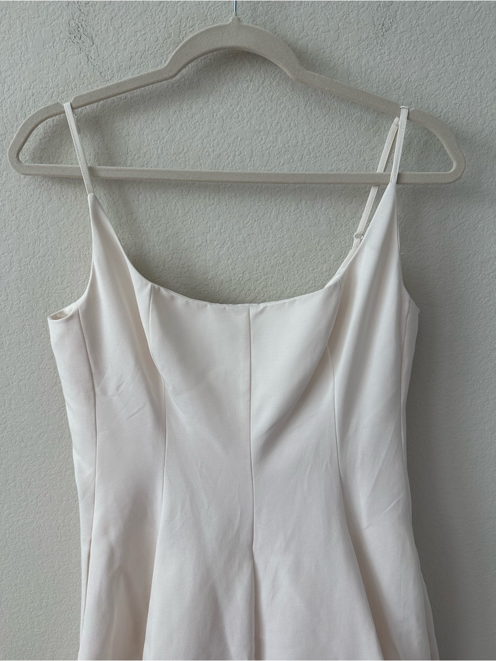STAUD Joy Maxi Dress Gown in Ivory White SZ US 10 - Picture 3 of 9